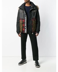 DSQUARED2 Patchwork Puffer Jacket