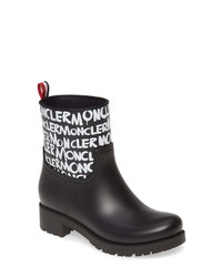 Moncler Ginette Stivale Logo Waterproof Rain Boot