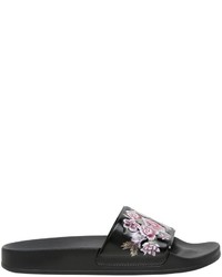 Alberta Ferretti Roses Printed Rubber Slide Sandals
