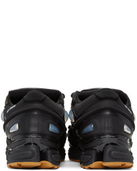 Raf Simons Black Adidas Originals Edition Ozweego Bunny Sneakers