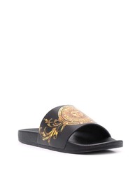 VERSACE JEANS COUTURE Barocco Print Sliders