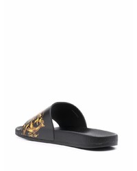 VERSACE JEANS COUTURE Barocco Print Sliders