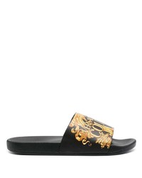 VERSACE JEANS COUTURE Barocco Print Slides
