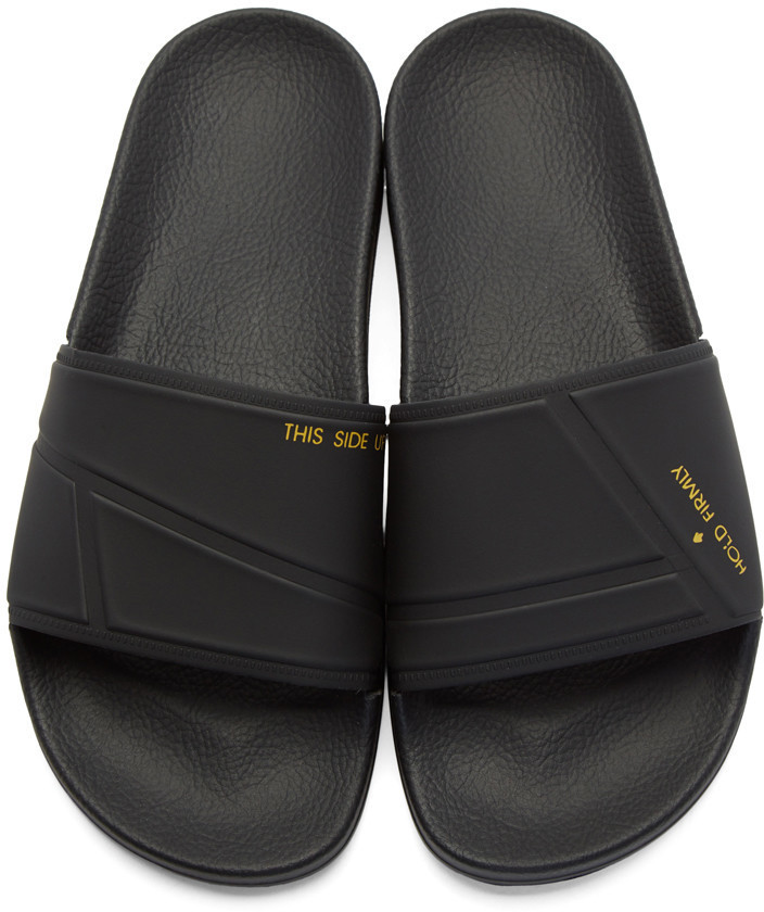 adidas side logo sandal