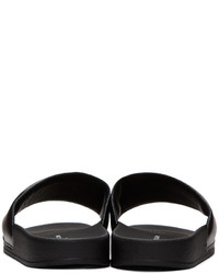 Marcelo Burlon County of Milan Black Essie Sandals