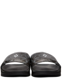 Marcelo Burlon County of Milan Black Essie Sandals