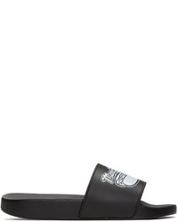 Marc Jacobs Black Rubber Hot Dog Sandals