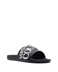 VERSACE JEANS COUTURE Logo Print Pool Slides