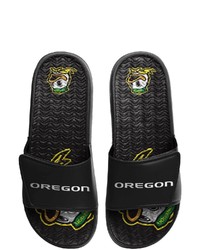 FOCO Oregon Ducks Wordmark Gel Slide Sandals In Green At Nordstrom