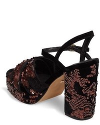 Topshop Leona Print Platform Sandal