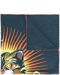 Gucci Angry Cat Print Scarf