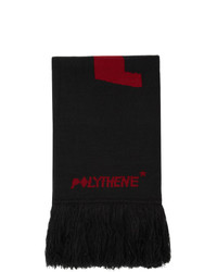 Polythene* Optics Black Jacquard Scarf