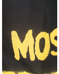 Moschino Logo Graffiti Print Scarf