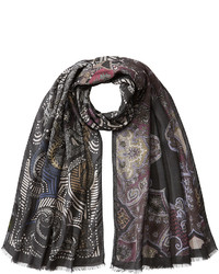 Etro Printed Scarf With Cashmere