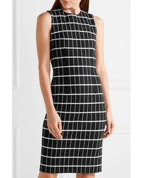 Narciso Rodriguez Printed Stretch Cotton Dress Black