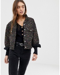 Levi's Trucker Jacket In Ditsy Floral