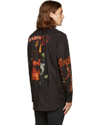Givenchy Black Heavy Metal Shirt