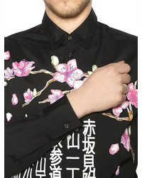 DSQUARED2 Japanese Printed Cotton Poplin Shirt
