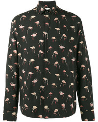 Saint Laurent Flamingo Print Shirt