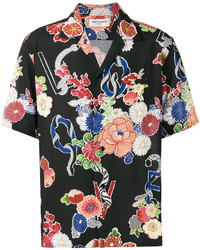 Saint Laurent Floral Print Shirt