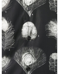 Alexander McQueen Peacock Feather Print Shirt