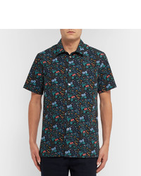 Paul Smith Ps By Printed Cotton Shirt