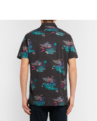 Paul Smith Ps By Slim Fit Printed Cotton Poplin Shirt