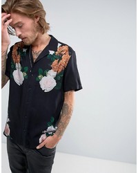 Asos Regular Fit Floral Print Shirt