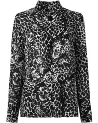 Saint Laurent Leopard Print Shirt