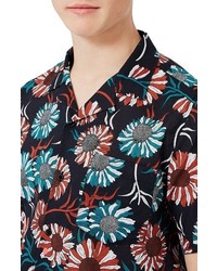 Topman Sunflower Print Shirt