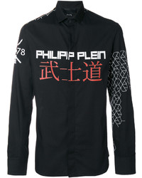 Philipp Plein Sword Skull Print Shirt