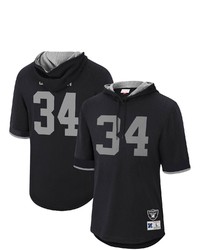 Mitchell & Ness Bo Jackson Black Los Angeles Raiders Retired Player Mesh Name Number Hoodie T Shirt