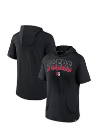 FANATICS Branded Black Philadelphia 76ers Guard The Rim Hoodie T Shirt At Nordstrom