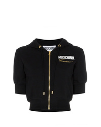 Moschino Fitted Cropped Hoodie