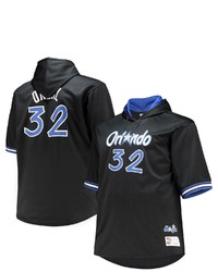 Mitchell & Ness Shaquille Oneal Blackblue Orlando Magic Big Tall Name Number Short Sleeve Hoodie At Nordstrom