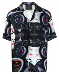 Limitato Abstract Pattern Camp Collar Shirt