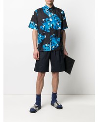 MSGM Abstract Print Short Sleeve Shirt