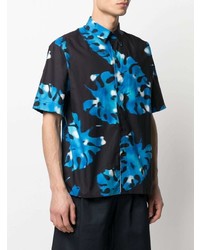 MSGM Abstract Print Short Sleeve Shirt