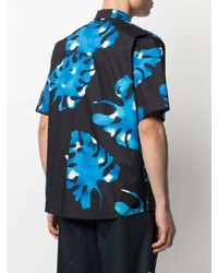 MSGM Abstract Print Short Sleeve Shirt