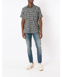 OSKLEN Animal Print Short Sleeve Shirt