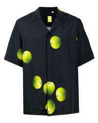 Paul Smith Apple Print Cuban Collar Shirt