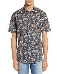 Coastaoro Arico Regular Fit Floral Print Shirt