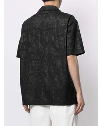 VERSACE JEANS COUTURE Barocco Print Cotton Shirt