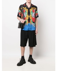 VERSACE JEANS COUTURE Barocco Print Short Sleeve Shirt