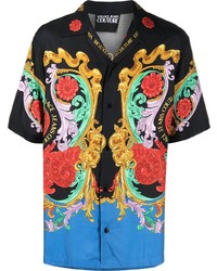 VERSACE JEANS COUTURE Barocco Print Short Sleeve Shirt