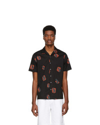 Ps By Paul Smith Black And Red Fox Casual Shirt