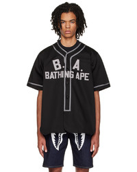 BAPE Black Baseball Shirt