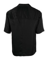 Song For The Mute Black Cell Print Short Sleeve Shirt