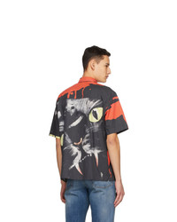 MSGM Black Dario Argento Edition Cat Shirt
