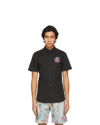 Moschino Black Patch Short Sleeve Shirt